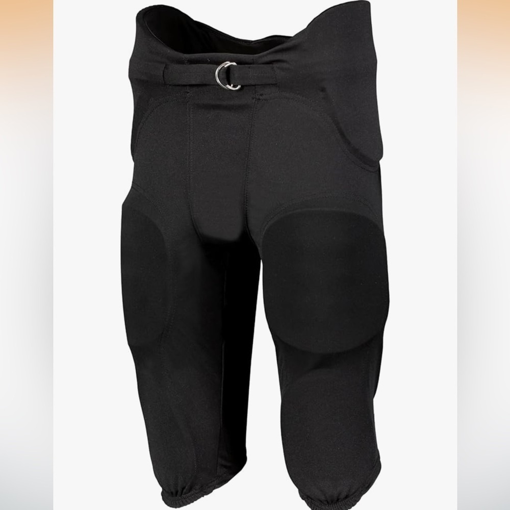 Russell Athletic Integrated 7-Piece Pad Football
Pant, Black, M/288-2